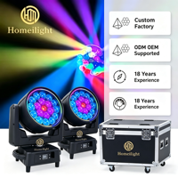 Projecteur LED mobile IP65 étanche 19*40W DMX Bee Eye RGBW 4-en-1 pour événements extérieurs, spectacles, fêtes et concerts