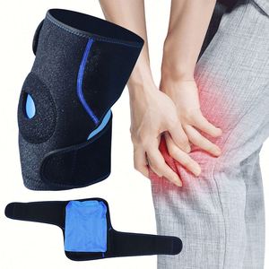 Practical Medical Hot and Cold <b>Compress</b> <b>Bag</b> for Sports Injury Pain Relief Knee Use with Strap Customized Size - Product Image 5