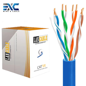 Cable <span class=keywords><strong>UTP</strong></span> <span class=keywords><strong>Cat5e</strong></span> para Interiores/Exteriores EXC, <span class=keywords><strong>100m</strong></span>, Cobre Puro, 23/24 AWG, Revestimiento de PVC, Conector RJ45, Cable de Conexión, Certificado CE/ROHS, Caja de 305m - Product Image 2
