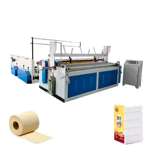 Fuyuan Full Automatic Toilet Paper Rewinding Machine High Quality Toilet Tissue Rewinding Machine