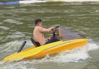 Meilleures ventes en Chine : Karting aquatique électrique, mini jet ski, bateau pour la course sur rivière et mer, à vendre