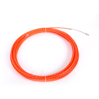 Tire-fil multicolore non conducteur tressé, durable, pour installations électriques dans les espaces restreints