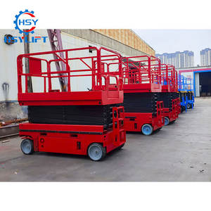 Platform elevasi hidrolik gunting seluler, Platform pengangkat gunting bergerak mendorong sendiri - Product Image 4