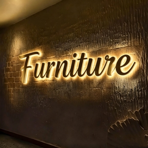 Insegna Pubblicitaria Personalizzata con Logo 3D LED Illuminato, Lettere Luminose Elettroniche per Interni ed Esterni per Edifici - Product Image 1