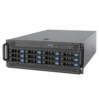 Workstation TTY TG558V3 4U 4 GPU Dual Intel Xeon Scalable Generasi ke-4 dan ke-5, Server Rendering AI Rak Tower