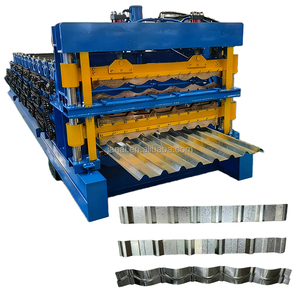 Machine de formage à rouleaux professionnelle à triple couche pour tôles de toiture en acier galvanisé – Prix compétitif - Product Image 1