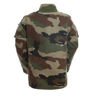 Uniforme unisexe en tissu ripstop respirant en polyester et coton, camouflage français, pour usage extérieur