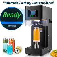 Machine à sceller les boîtes électrique multifonctionnelle de qualité supérieure, moteur efficace 165W, cycle de 3 secondes, pour boissons, thé, soda, canettes, tasses et bouteilles