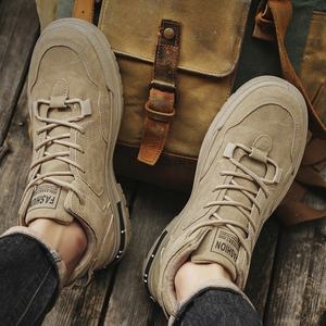 Men's <b>Shoes</b> New Summer High-Top for Boots Non-Slip Leisure <b>Shoes</b> Height-Increasing Thick-Soled Outdoor Hiking <b>Shoes</b> - Product Image 3