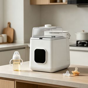 Nuovo <span class=keywords><strong>Sterilizzatore</strong></span> e Asciugatore <span class=keywords><strong>Elettrico</strong></span> Multifunzionale Longbank per <span class=keywords><strong>Biberon</strong></span>, Set da 4 Bottiglie, Lavabiberon Automatico - Product Image 5
