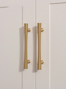 现代简约风格实心黄铜拉手，适用于橱柜、抽屉、衣柜和梳妆台 - Product Image 3