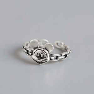 Vendita calda Gothic Punk da uomo Trending moda anelli regolabili croce luna stella gemma con intarsio all'ingrosso - Product Image 1