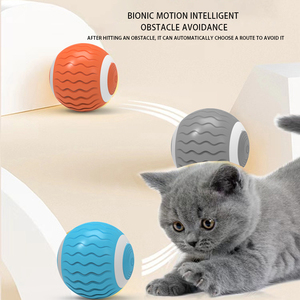 Automatic Led <strong>Happy</strong> Pet Cute Smart Interact Self Rotating <strong>Cat</strong> Playing Rolling Toys Balls Interactive Motorised <strong>Cat</strong> Toy - Product Image 3