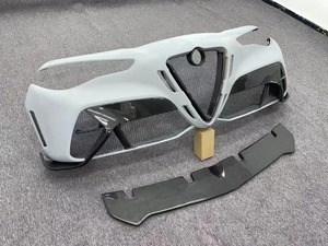 Mrd Carbon Phía Trước <span class=keywords><strong>Bumper</strong></span> Phù Hợp Cho Alfa Romeo Giulia Gtam Phong Cách Nâng Cấp <span class=keywords><strong>Bumper</strong></span> Xe Phần 2016-2023 - Product Image 5