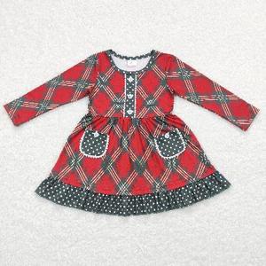 RTS Vente en gros Robe pour enfants à imprimé canard brun Ensemble d'automne à manches longues pour enfant Boutique de vêtements pour enfants pour petite fille - Product Image 4
