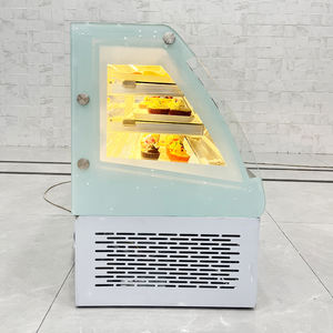 <span class=keywords><strong>Prix</strong></span> de comptoir droit d'armoire incurvée amélioré de qualité professionnelle pour réfrigérateur d'affichage de gâteau avec conception d'entrée avant - Product Image 5
