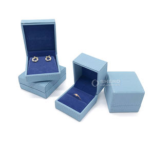 Caja de Embalaje para Joyería, Caja de Regalo de Terciopelo, Diseño Elegante, Caja de Gamuza para Collares, Caja de Terciopelo de Alta Gama para Anillos de Diamantes - Product Image 4