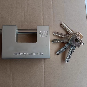 Almacén Logística Almacén 74mm 84mm 94mm Candado rectangular de hierro barato con llave - Product Image 3