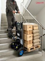 Chariot électrique pour monter les escaliers, chariot électrique robuste pour escaliers, pliable, léger, machine portable pour monter les escaliers