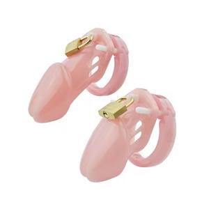 CB6000 Homme Long Court Réglable Chasteté Gode Blocage Forme <span class=keywords><strong>Tube</strong></span> Pénis Cock Cage ABS Dispositif Dick lock BDSM <span class=keywords><strong>Sex</strong></span> Toys Pour Hommes - Product Image 3