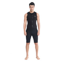 Pour OUZO néoprène 3mm poitrine Zip plongée sous-vêtement et Shorts CR Super élastique rembourré chaud pour hommes femmes surf plage voile