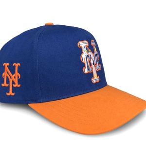 Casquette de baseball unisexe vierge de haute qualité, design personnalisé, imperméable, en coton, avec broderie 3D, nouvelle collection, style fruit, visière plate - Product Image 3