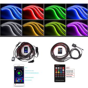 Autodragons - Éclairage d'ambiance LED flexible RGB dynamique séquentiel pour le dessous des voitures, avec télécommande via application musicale - Product Image 5