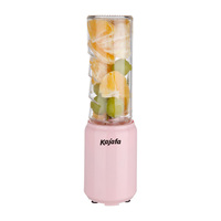 Mixeur à fruits électrique portable personnel Kajafa, mini-blender et broyeur avec récipient en plastique anti-fuite sans BPA