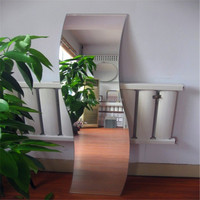 Miroir en verre flotté moderne de 2 mm, 3 mm, 4 mm, 5 mm, 6 mm, argenté, pour la décoration de la maison