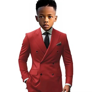 Europeo americano nuovo semplice Casual per ragazzi due pezzi per feste di compleanno banchetto di compleanno vestito per bambini - Product Image 4