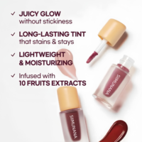 Gloss à lèvres hydratant personnalisé, rouge à lèvres non collant et brillant, et huile à lèvres aromatisée aux fruits pour les lèvres sèches, pour hydrater et nourrir