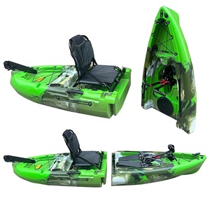 3.1m 초경량 다기능 로테이션 성형 모듈형 페달 구동식 플라스틱 낚시 카약 보트 - Product Image 5