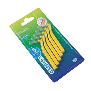 5uds Cepillos Interdentales Forma L 0.6mm SSSS Limpiadores Interproximales Cepillo De Espacios Dentales - Product Image 4