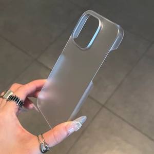 Coque rigide mate en PC semi-protectrice pour iPhone 17 Pro Max, étui de téléphone iP17 Air, coque de protection transparente sans bordure - Product Image 6