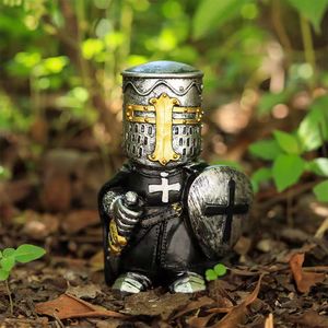 Patung baja Samurai kesatria abad pertengahan Eropa patung Gnome taman luar ruangan kerajinan Resin kerajinan tangan untuk pecinta seni OR34 - Product Image 6