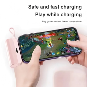 Banque d'alimentation portable mini KC mobile à charge rapide promotionnelle 3000/5000mah, chargeur portable de petite taille, station d'alimentation en capsule pour téléphones mobiles - Product Image 6