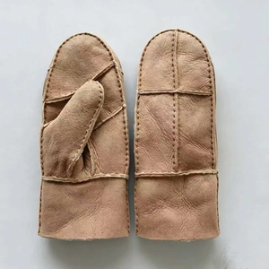 <span class=keywords><strong>Gants</strong></span> en peau de mouton double face confortables pour femmes, parfaits pour l'extérieur, idéaux pour l'hiver - Product Image 2