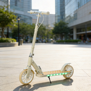 Trottinette pour enfants à deux roues, réglable en hauteur, pliable, style moderne, roues en PU, jouet d'extérieur pour enfants de 8 à 18 ans - Product Image 1