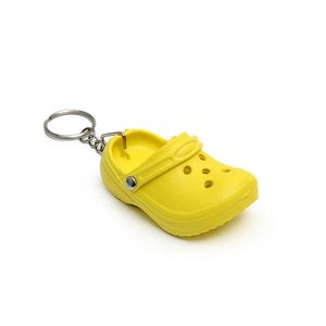 <b>Plastic</b> Foam Beach Hole 3D Mini Sandal Slipper Keychain EVA Keychain Decoration Kawaii Beach Shoe <b>Key</b> <b>Chain</b> - Product Image 5