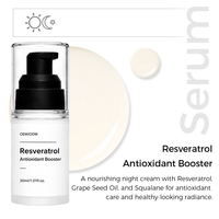 Sérum au Resvératrol Formule Personnalisée, Crème de Jour et Crème de Nuit, Ensemble OEM ODM, Fabricant de Soins de la Peau à Marque Privée