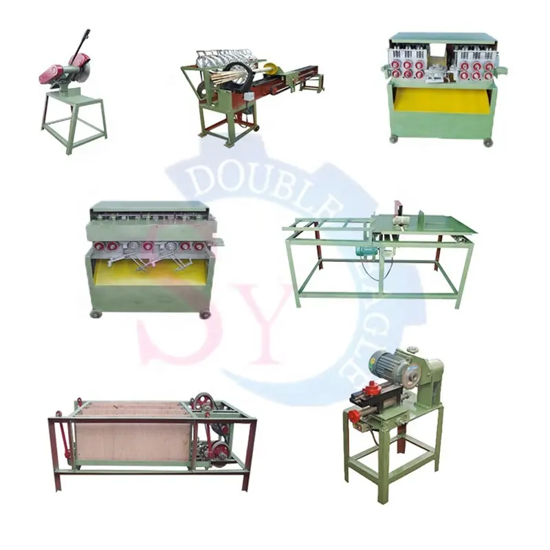 Máquina de palito de dente multifuncional, equipamento de processamento para máquina de palito de dente de bambu, linha de produção