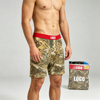 Boxer Homme en Coton Pur, Caleçon Long Hip-Hop Grande Taille avec Tissu Tricoté Sans Couture, Slip Unisexe