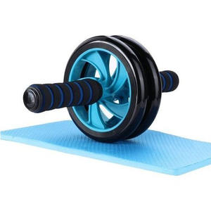Roue d'équipement d'exercice Ab sans bruit avec tapis rouleau de gymnastique d'entraînement abdominal pour ensemble de remise en forme fonctionnelle à domicile - Product Image 1
