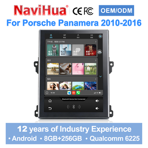 Navihua Nouveau design Écran vertical 10,4'' Android pour Porsche Panamera 2010-2016 Autoradio Multimédia Carplay GPS DSP Lecteur DVD - Product Image 1