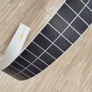 Panneau solaire monocristallin Sunfield ETFE en forme de bande étroite, mince, 15W 18V, enroulable, semi-flexible, panneau solaire 12V, 1000*88*2mm - Product Image 2