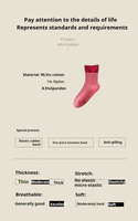 Chaussettes de yoga mi-mollet en coton POPSOX antidérapantes en silicone pour fitness intérieur, Pilates, chaussettes de sport tricotées, Calcetines
