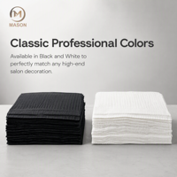 50 pièces de tapis de table jetables pour manucure, tampons de tatouage, feuilles dentaires, anti-taches, double face, imperméables, portables, pliables