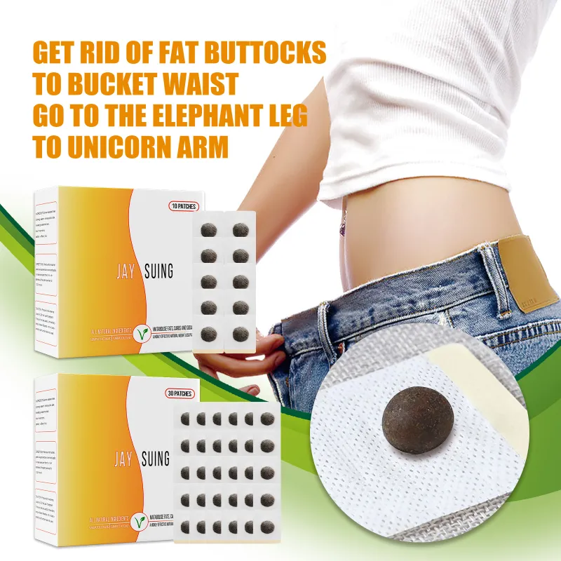 Hot Sale 30Pcs OEM weight Loss Slim Patch Fat Burning Slimming Products Cellulite Fat Burner Sticker Magnet Belly Patch