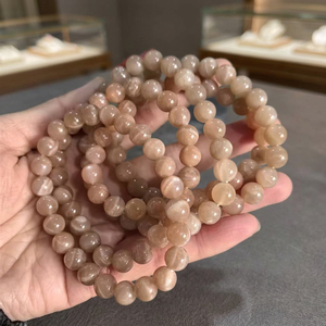 Agate Beaded Bracelets Round Classic Unisex Jewelry Fashion Accessories Natural Stone Handmade Bracelet <b>Set</b> - Product Image 1