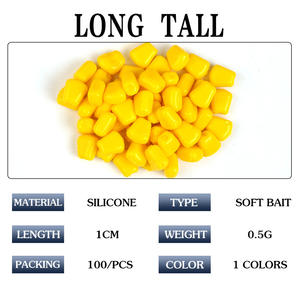 Ytqhxy <b>Fishing</b> <b>Lure</b> Soft Bait Corn Kernel 100Pcs Yellow Carp Baits Freshwater Bottom Bait - Product Image 3